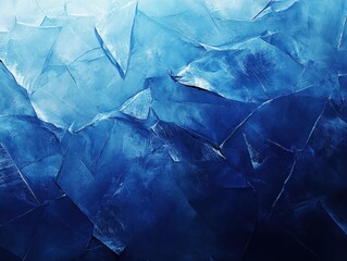 Fototapeta premium A textured surface resembling ice with shades of blue and white.