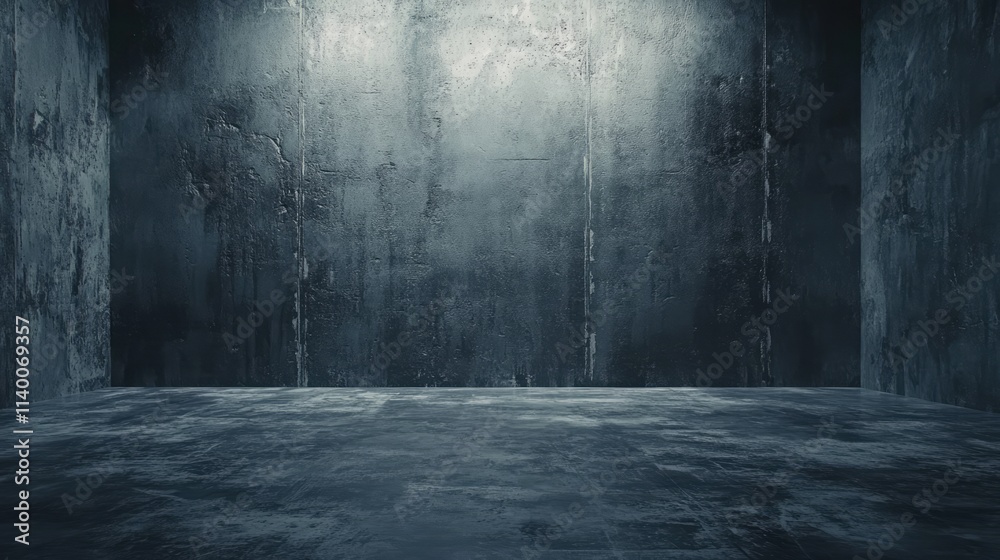 Poster dark concrete texture background for industrial and urban design projects showcasing a worn and aged