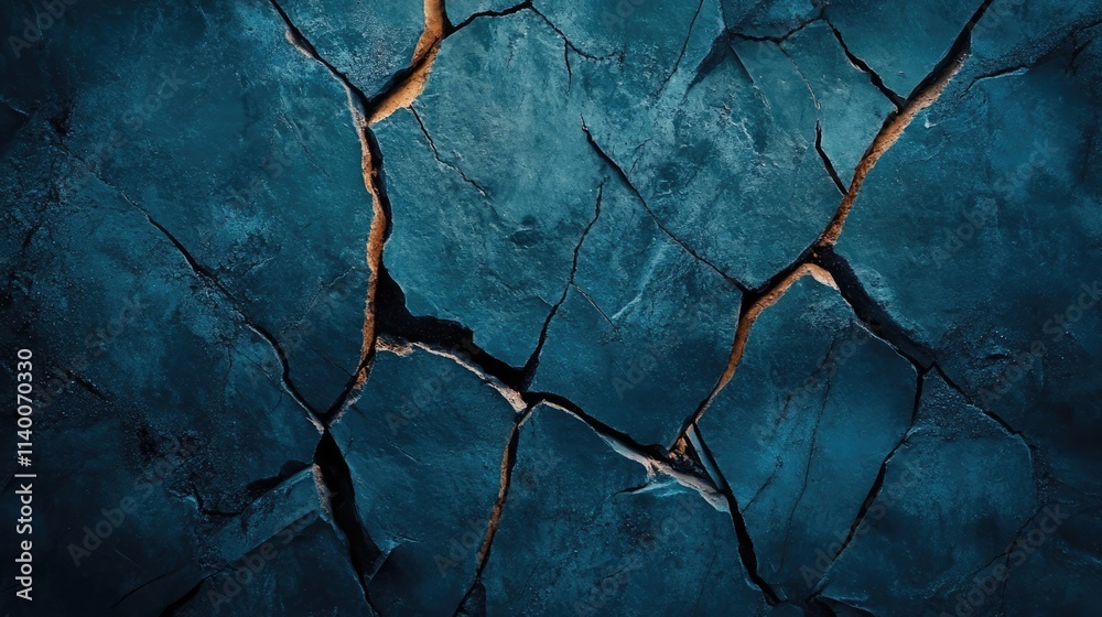 Poster cracked earth texture with intricate patterns creating a visually striking abstract background for v