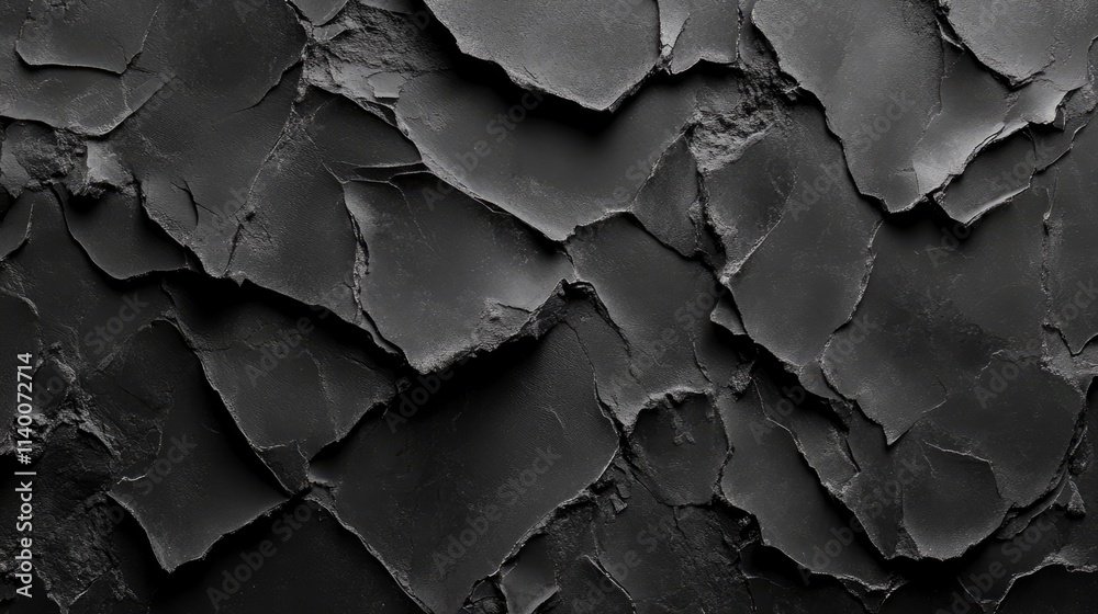 Poster textured dark cement wall background with peeling paint and rough surface design for creative projec