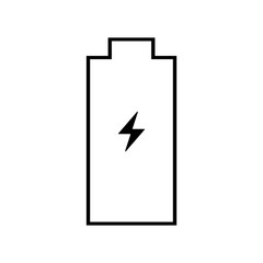 Charge the battery icon PNG. isolate transparent background