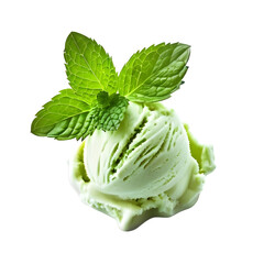 ice cream isolated on transparent