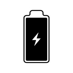 Charge the battery icon PNG. isolate transparent background