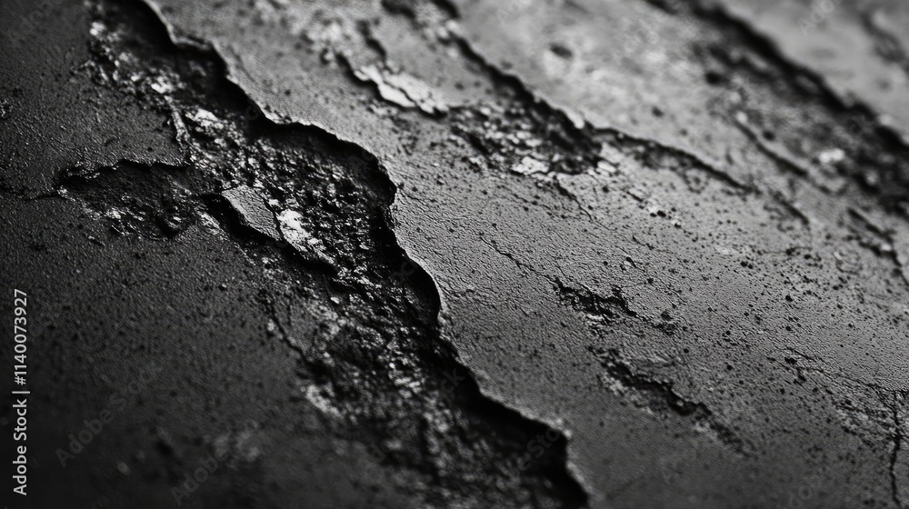 Poster textured distressed surface with grainy spray paint in black and gray tones showcasing natural wear 