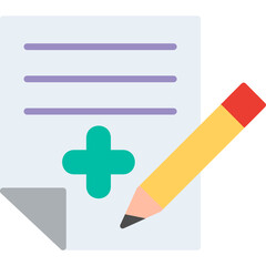 Obraz premium Medical Record Icon