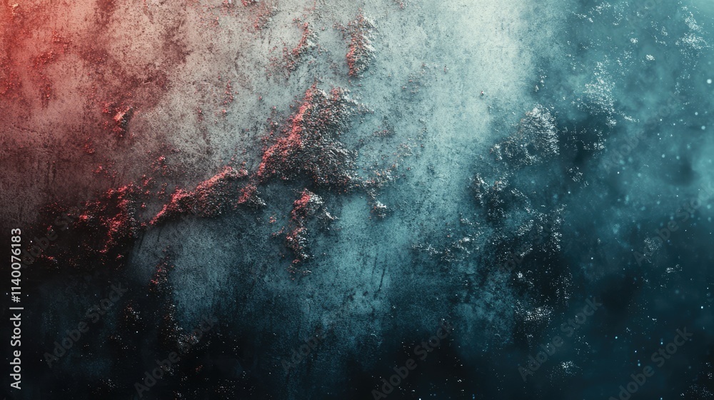 Aufkleber Aged wall texture with dirty mold and fungus creating a distressed and textured background ideal for art and design applications