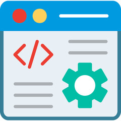 Fototapeta premium Website Design Icon