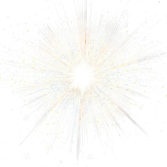 Fototapeta premium Dreamy atmosphere potokasd's glowing starburst in a captivating cosmic wonderland