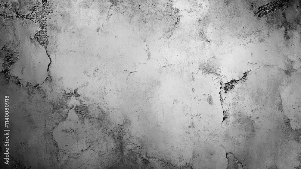 Poster grunge cement wall background texture with distressed surface and monochrome tones for industrial or