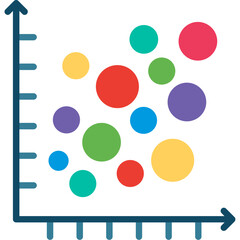 Bubble Graph Icon