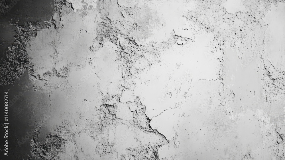 Poster weathered cement wall texture with cracks and stains for artistic background and design projects