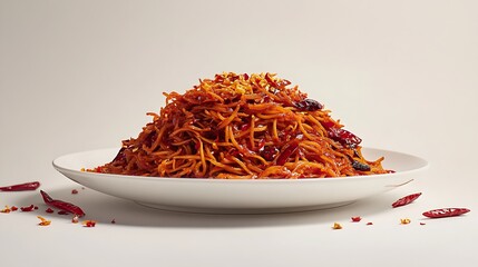 Fototapeta premium Mie Goreng Pedas: Indonesia’s Spicy Noodle Delight