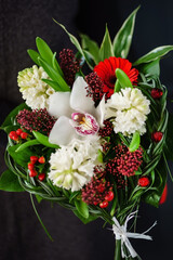 nice bouquet in the hands