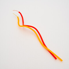 Colorful candles are used to decorate birthday cakes and various other cultural celebrations,