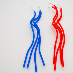 Colorful candles are used to decorate birthday cakes and various other cultural celebrations,