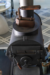 Fototapeta premium old iron stove