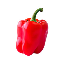 red bell pepper isolated