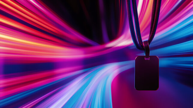 Stylish and Functional Lanyard Inspired by Professional Long Exposure Photography for Conferences and Events