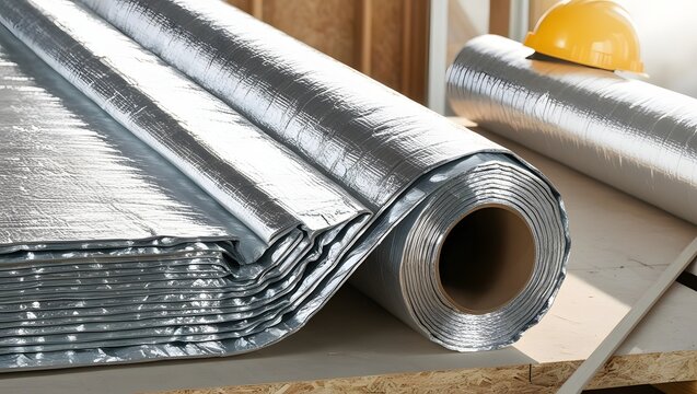 Reflective foil insulation sheets for heat retention and energy efficiency