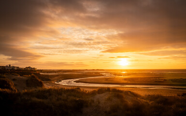 Obraz premium Sunset at Rhosneigr Isle of Anglesey