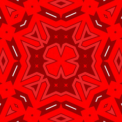 Seamless square pattern red. Christmas pattern red. Santa Claus pattern. Merry Christmas. Happy New Year.