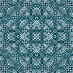 Christmas seamless pattern. Christmas background blue. Snowflake pattern. Happy New Year