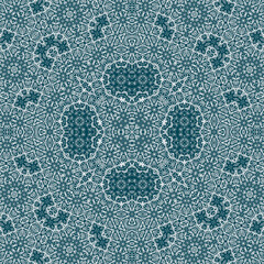 Christmas seamless pattern. Christmas background blue. Snowflake pattern. Happy New Year
