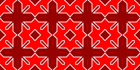 Seamless pattern banner red. Red Christmas pattern. Merry Christmas. Happy New Year. Red festive pattern