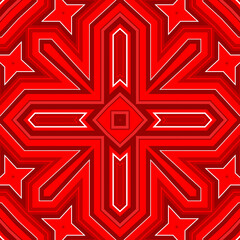 Seamless square pattern red. Christmas pattern red. Santa Claus pattern. Merry Christmas. Happy New Year.