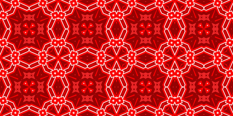Seamless pattern banner red. Red Christmas pattern. Merry Christmas. Happy New Year. Red festive pattern