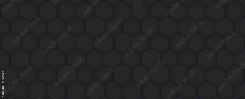 Aufkleber Abstract technology color hexagon vector background