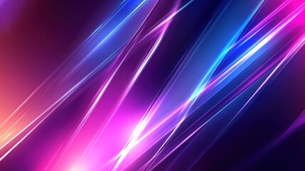 Abstract Purple and Blue Neon Lights