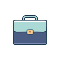 Business portfolio case. Professional briefcase; symbolizes career, success, and opportunity.