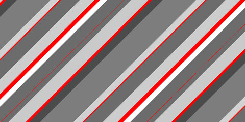Fototapeta premium Seamless background of gray and red lines. Merry Christmas. Happy New Year. Lines pattern