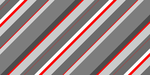Fototapeta premium Seamless background of gray and red lines. Merry Christmas. Happy New Year. Lines pattern