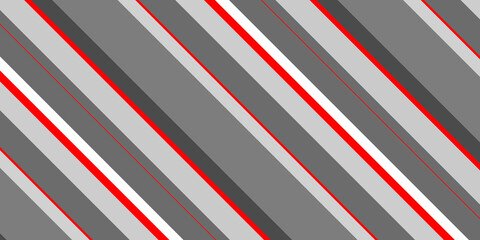 Fototapeta premium Seamless background of gray and red lines. Merry Christmas. Happy New Year. Lines pattern