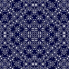Christmas seamless pattern. Christmas background blue. Snowflake pattern. Happy New Year