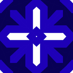 Seamless square pattern blue and white. Frost texture pattern. Merry Christmas. Happy New Year.