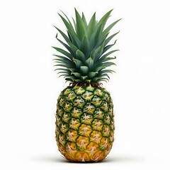Fototapeta premium Tropical Delight: Fresh Pineapple Against a Soft Background