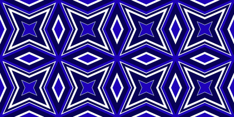 Seamless pattern banner blue and white. Merry Christmas. Happy New Year. Frost and snowflakes pattern