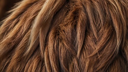 Processed collage of fluffy animal fur surface texture. Background for banner, backdrop or texture for 3D mapping