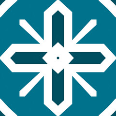 Seamless square pattern blue and white. Frost texture pattern. Merry Christmas. Happy New Year.