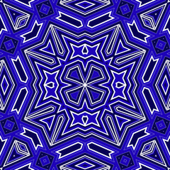 Seamless square pattern blue and white. Frost texture pattern. Merry Christmas. Happy New Year.