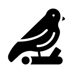 bird glyph icon