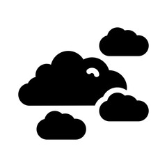 cloud glyph icon