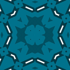 Seamless square pattern blue and white. Frost texture pattern. Merry Christmas. Happy New Year.