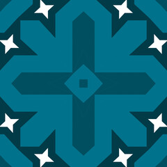 Seamless square pattern blue and white. Frost texture pattern. Merry Christmas. Happy New Year.