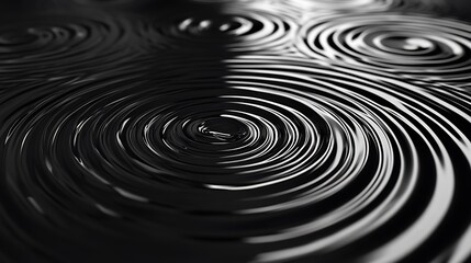 Fototapeta premium Calming Rhythms Illustration Featuring Soft Waves and Harmonious Abstract Patterns
