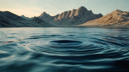 Calming Rhythms Illustration Featuring Soft Waves and Harmonious Abstract Patterns