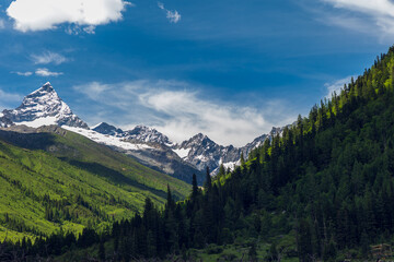 Siguniang Snow Mountain, Shuangqiaogou, Aba, Sichuan, China
